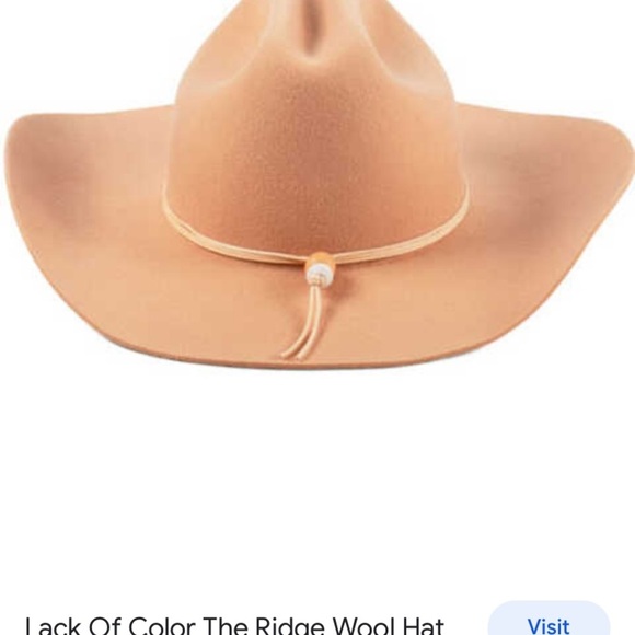 Free people lack of color the ridge felt hat new size small - Picture 5 of 11